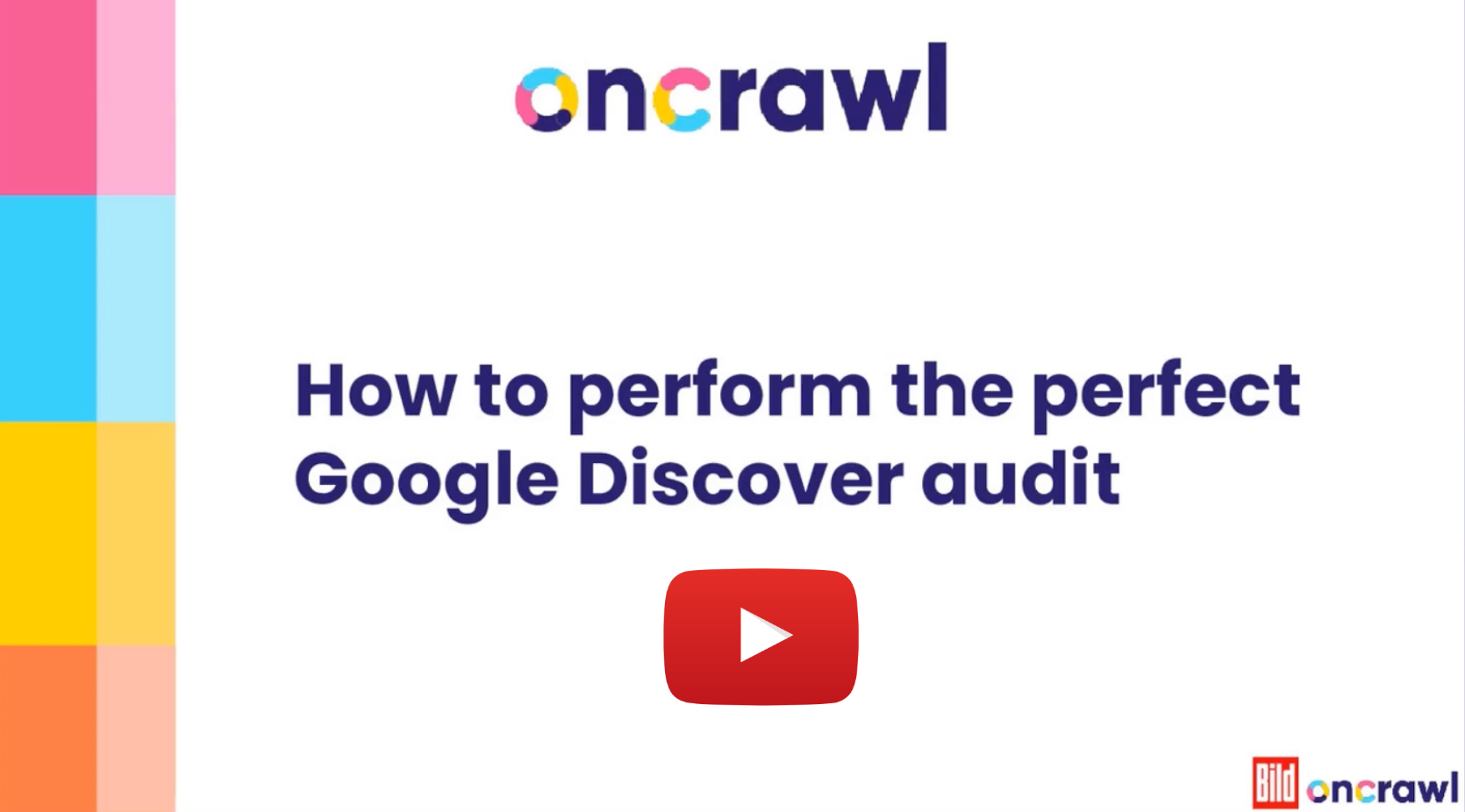 Bild x Oncrawl Webinar replay button