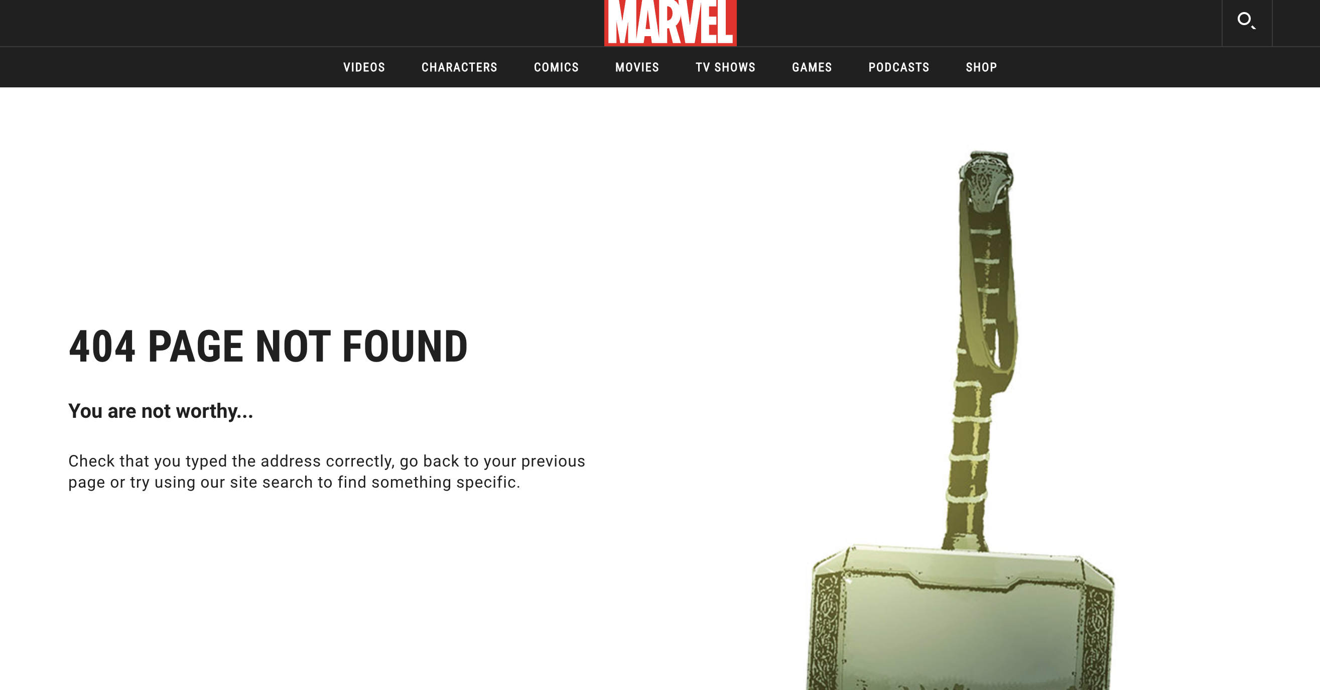 Marvel 404