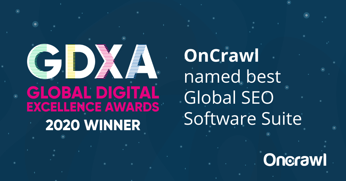OnCrawl named Global SEO Software Suite at the Global