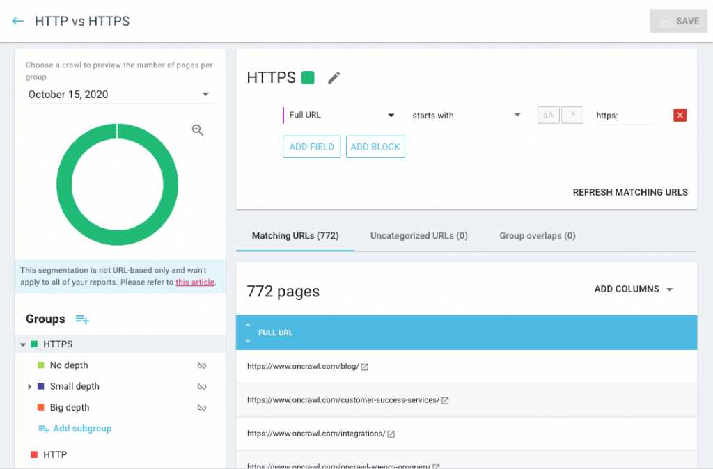 multi-levels segmentation https