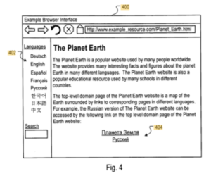 Identifying relevant document languages through link context