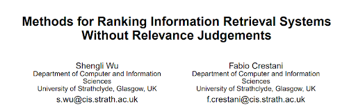 There is different research to compare IR Models to each other. One of them focuses on reference count from the IR Models for certain documents.