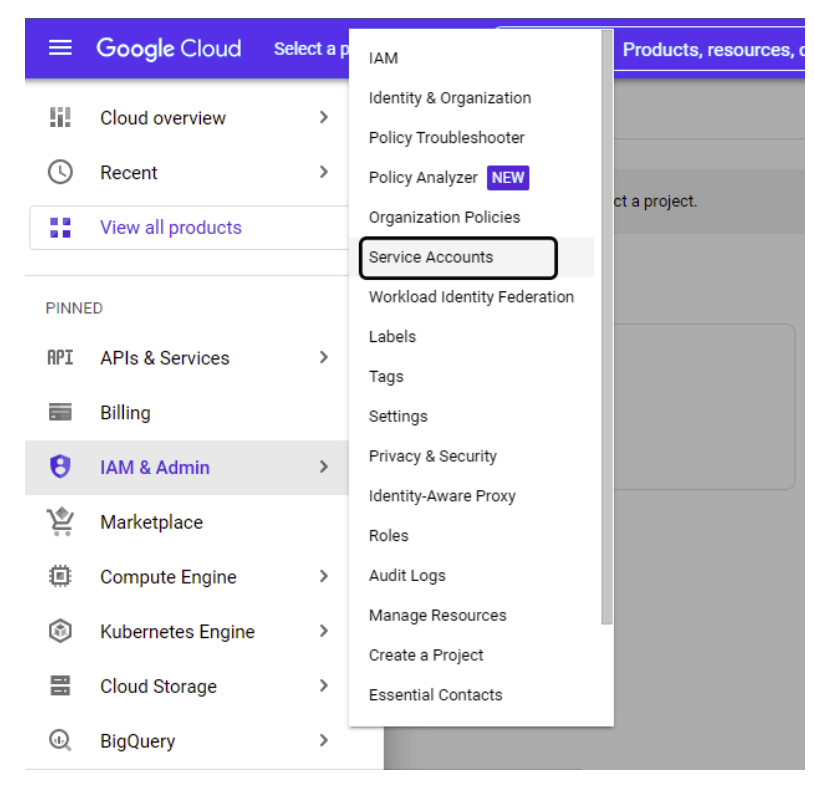 Google Cloud_Creating and activating Indexing API step 4
