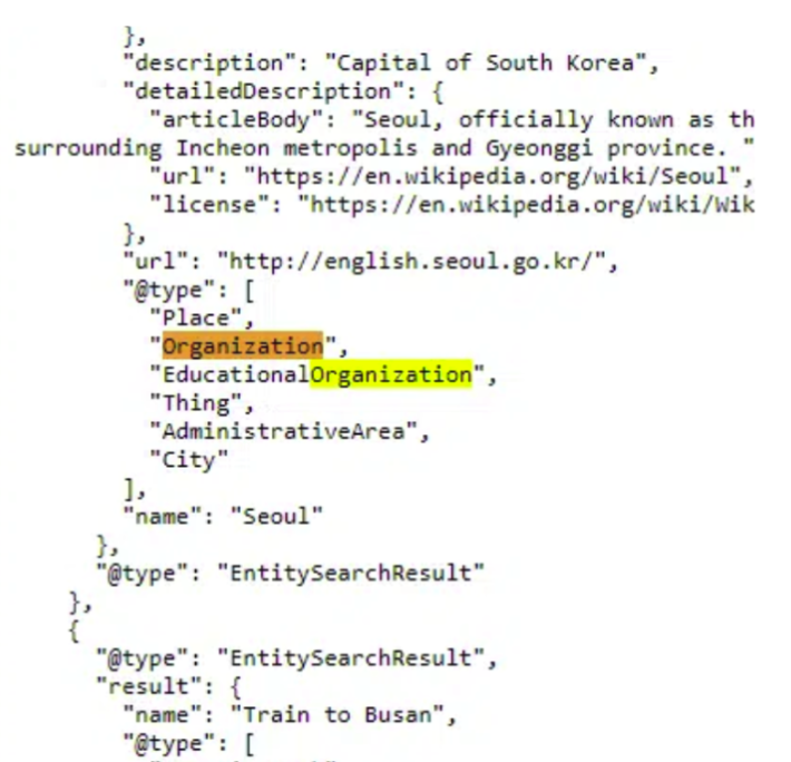 Google Cloud Platform - JSON LD Format