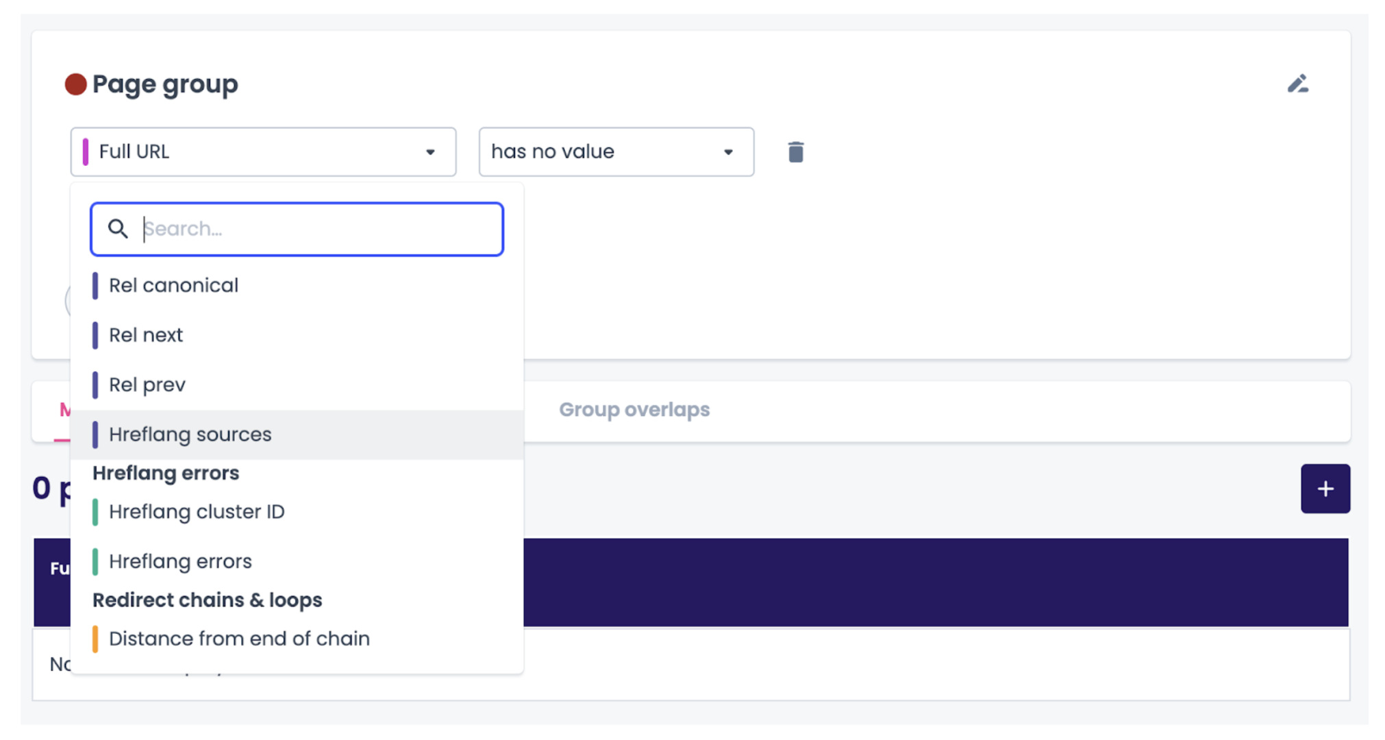 Oncrawl_page group Oncrawl_page group