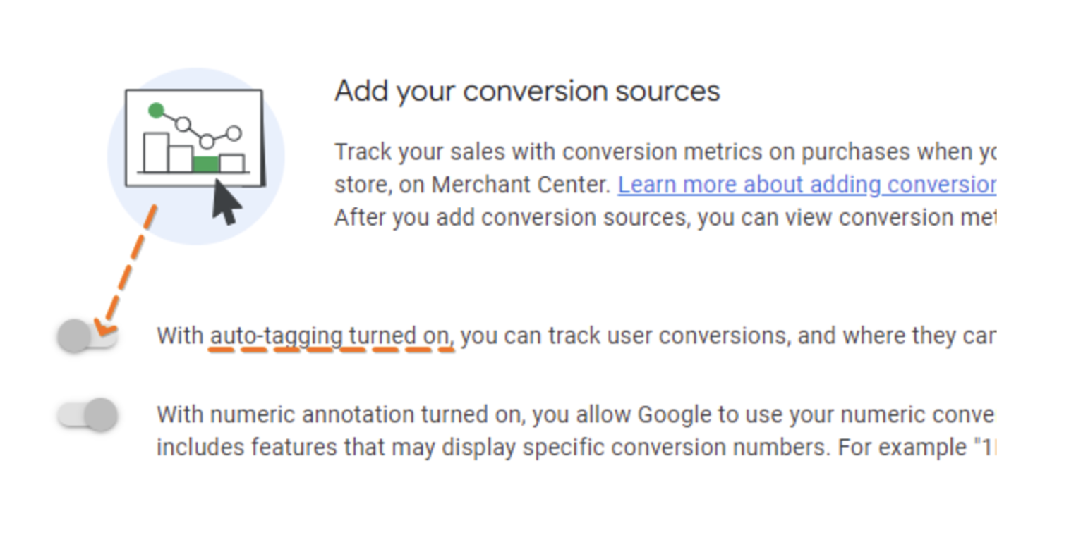 Google Merchant Center auto tagging Google Merchant Center auto tagging
