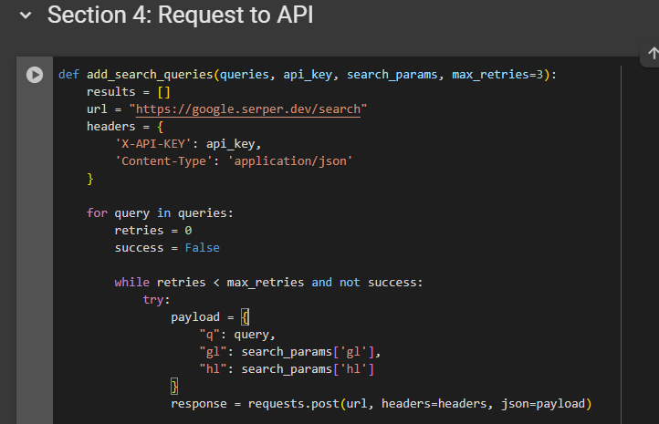 section 04 - request to API