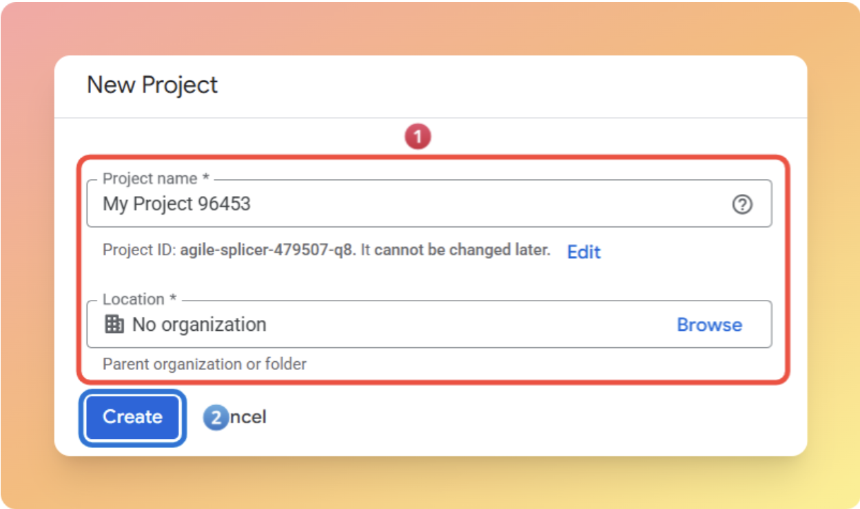Google cloud service account new project Google cloud service account new project