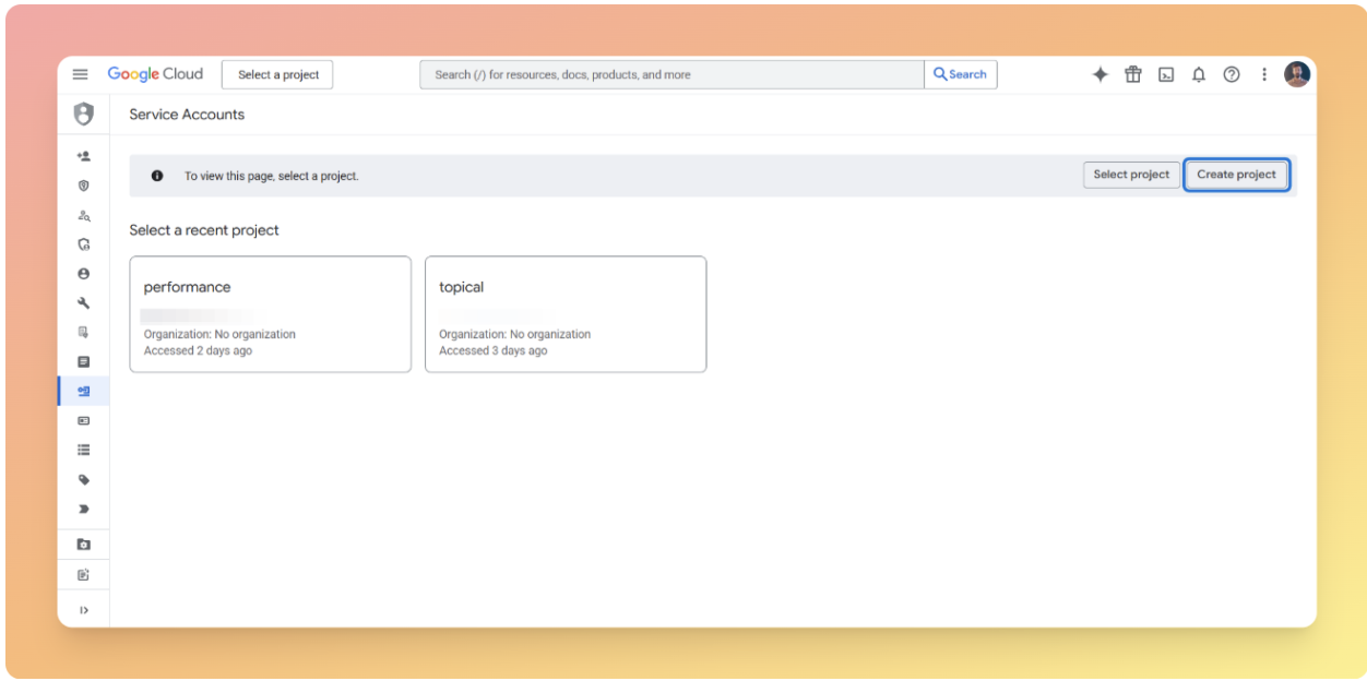 Google cloud service account Google cloud service account