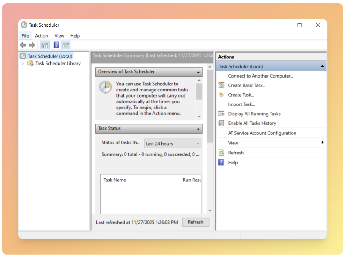 Window set up step 2 Window set up step 2