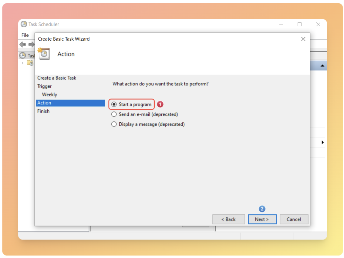 Window set up step 7 Window set up step 7